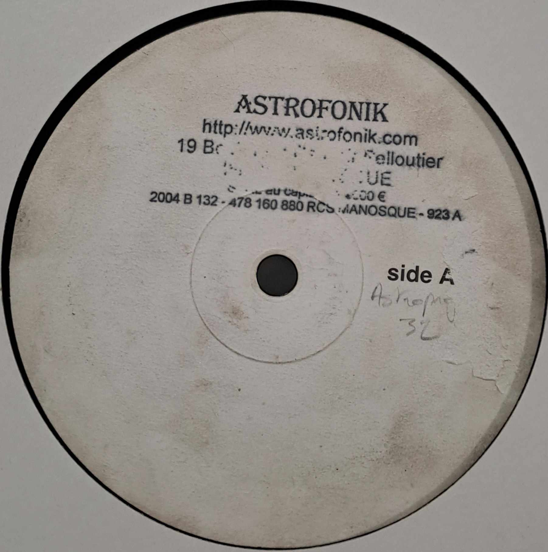Astroprojekt 32 (white label) - vinyle tribecore